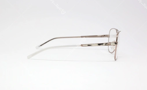 عینک طبی مدل خلبانی آنا هیکمن - Ana Hickmann Aviator - رنگ نقره ای - عکاسی وحدت - زاویه کنار