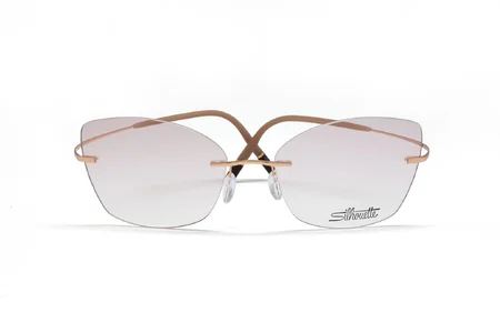 عینک TMA سیلوئت رنگ رز گلد مدل 5541 - زاویه روبرو